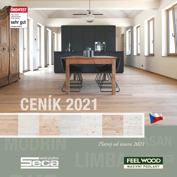 Nový ceník dřevěných podlah FEELWOOD pro rok 2021